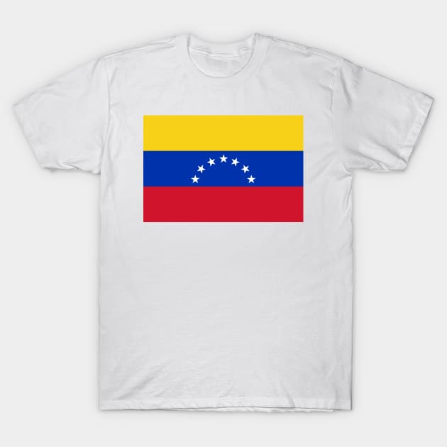 Flag of Venezuela (7 Stars) T-Shirt by COUNTRY FLAGS